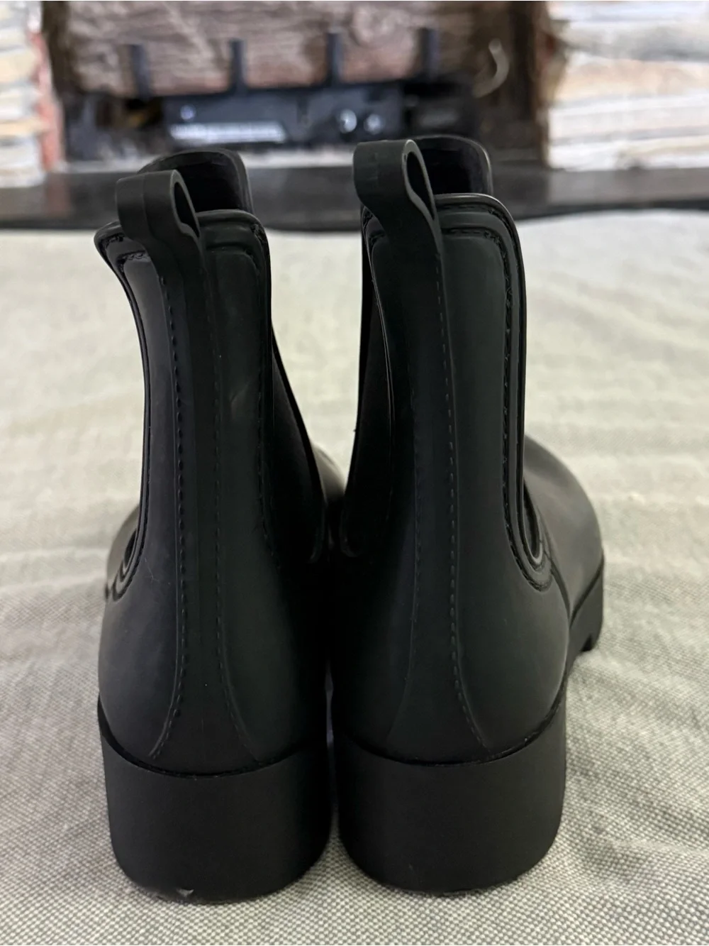 Jeffrey Campbell Black Chelsea Ankle Booties